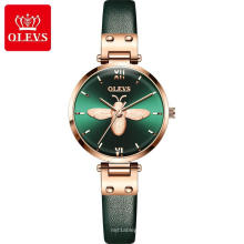 OLEVS Marca Mini Hermosa Señora Relojes de Cuarzo Fábrica OEM Logo Precios Baratos Moda Reloj de Vestir para Niñas